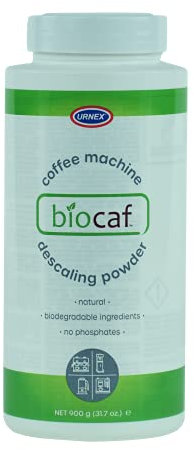 Biocaf Polvere decalcificante per macchina da caffè, barattolo da 900 g