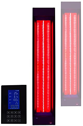 Infrared and control for 1 seat, B-stock, for self-construction an infrared cabin or conversion a heat cabin, full spectrum radiator, deep heat radiator, B-stock