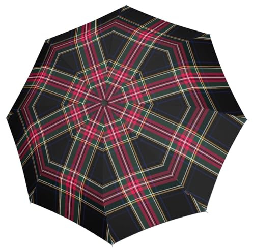 Knirps A.200 Medium Duomatic Taschenschirm - kompakt und sturmfest - im Windk getestet, Invest, One Size, Klassisch