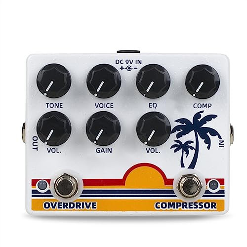 modulation guitar pedal Compressor Overdrive Effect Pedal Guitar Accessories Dual Guitar Pedal