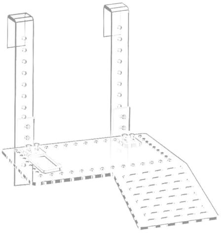 FUZYXIH Basking Plattform Schwimmende Insel Aquarien Insel Klettern Leiter Aquarien Zubehör Dekoration Sonnenplattform Große Sonnenplattform Für Schildkröten Transparent