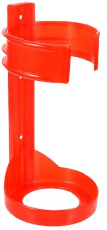 Housoutil Feuerlöscher-montagehalterung Wandhalterung Autohalterung Roter Kunststoff Robuste Konstruktion Zu Hause