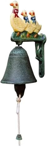 Türglocke Gusseisen,Türklingel, Gusseisen-Dinner-Glocke, Retro-nostalgische, minimalistische Gartentürklingel