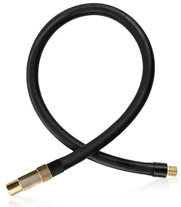 COZERI 2-in-1 Ventiladapter Schrader/Presta, 40cm Verlängerungsschlauch | für Reifen,Für Fahrrad, Auto, Motorrad, kompatibel mit Presta & Schrader Ventilen, für Luftdruck Kompressoren