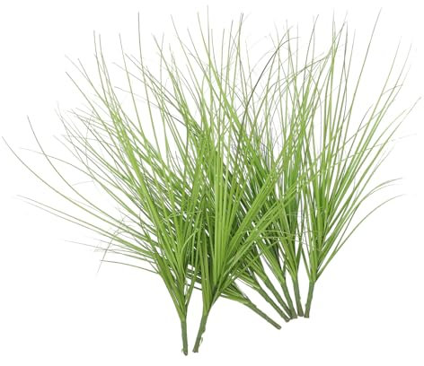 OSOLADY 8pcs Faux Plants Indoor Decor 40cm Realistic Simulation Reeds for Home Decoration Spring Color Artificial Greenery for Indoor and Outdoor Use