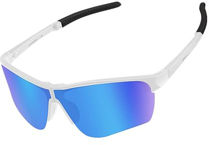 LECAGE Faltbare　Sportbrille　Selbsttönend　Laufbrille　Winddicht　Sport Sonnenbrille　Herren　Damen　Fahrradbrille　UV400 Schutz　Rennrad　Brille　für Radfahren Laufen MTB Angeln　 (C07)