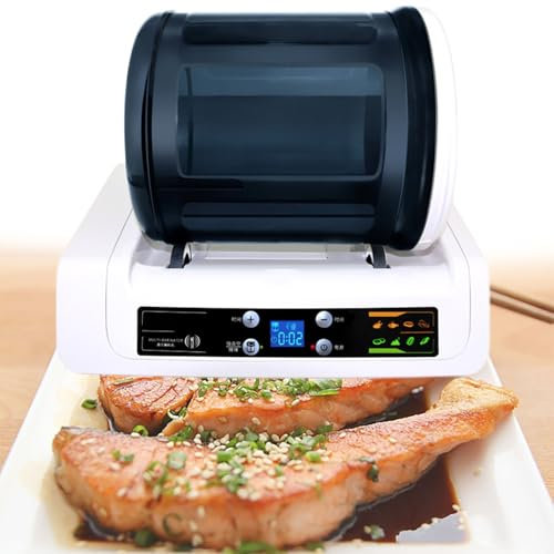 MáQuina De Envasado Al VacíO EléCtrica para Alimentos Máquina eléctrica para marinar al vacío carnes y verduras, con tambor de encurtido grande de 5 l y temporizador de 0 a 10 h, ideal para