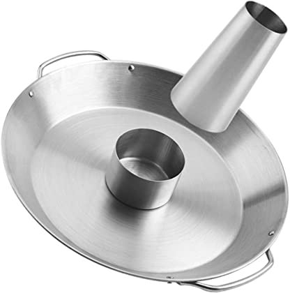 TOYANDONA Grille à Poulet Grillé en Acier Inoxydable Support Barbecue pour Four Et Grillades Capacité Standard, Finition Polie Argentée Résistant Haute Température, Portable Usage Maison Et Jardin