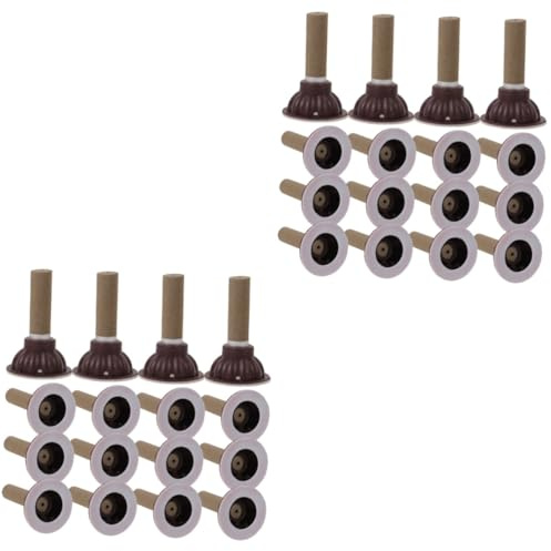 OATIPHO 100 Sätze Moxa Sticks With Base Handmade Moxibustion Sticks für Energieverbesserung für Wellness und Praktischer Aufbewahrung für Optimale Nutzung