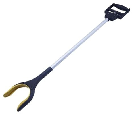 YUNFANOZ Outils de Ramassage, Pince Ramasse Objet, Pince télescopique Pliable avec Rotation, pour Atteindre des Objets situés en Dessous