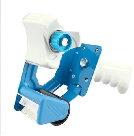 Tejphållare Packtejpdispenser Handhållen förseglingsmaskin, Tape Express Packer for tätning Seat Dispensador Office(Blauw)