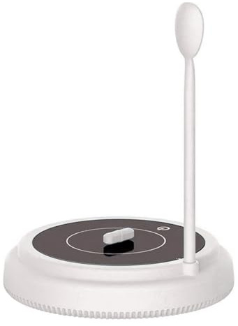 Buhdjfnke Coctelera de Leche Magnética Recargable, Licuadora de Café Eléctrica, Coctelera de Leche para Bebés, Decantador de Vino Inteligente (Marfil)
