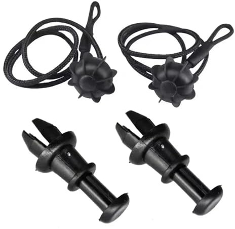 Banda De Sujeción Para Maletero 2Pcs Correas Para Bandeja Trasera Del Coche Cordón Sujeción Con Bola Para Portón Trasero Almacenamiento En Maletero Bandeja Portaobjetos Tapa Cuerda Eslinga(Sets)
