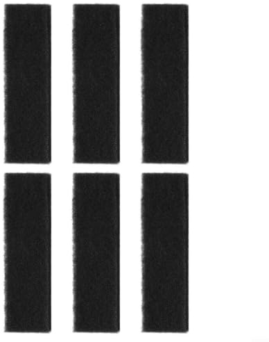 SMZhomeone Paquete de 6 filtros de horno microondas algodón 5304512502 para OTRFILTER1 para purair eficiente captura de grasa negro mantenimiento de electrodomésticos de cocina