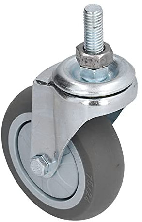 Ruote con gambo, ruote piroettanti Robusta capacità di carico resistente all'usura per ripiani per apparecchiature mediche(Nessun freno)