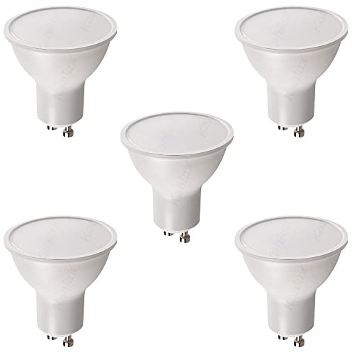 Manningham Lighting 15x 1.2W 1W GU10 LED Bulb - Warm White 3000K 10W Halogen Spotlight Equivalent 90lm Low Energy Saving Light Bulbs 120° Wide Beam Non Dimmable Pack of 15