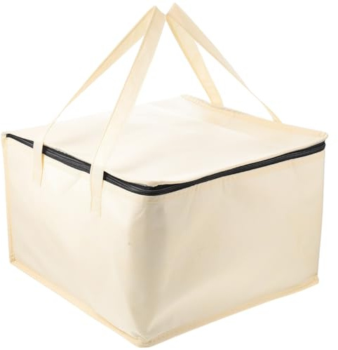 NIYANGLE Sac Isotherme Repas 13.78X13.78X9.06 Pouces Sac pour Repas À Emporter Pochette Alimentaire Portable pour Maison Pique- Livraison De Nourriture 1