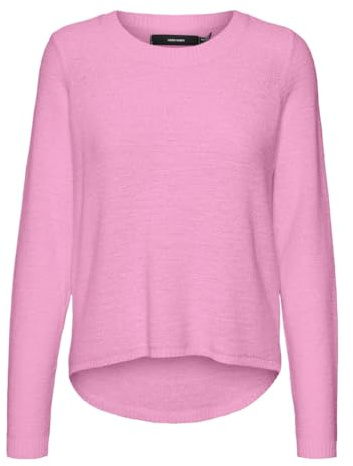 Vero Moda Vmnuevocharity LS O-Neck Ent Jersey para Mujer, Bonbon., XS
