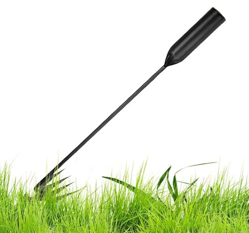 Schneidrechen - Handvertikutierer - Vertikutierer, Unkrautentferner Mit Langem Griff, 30–50 cm, Robust & Effizient Ergonomisches Gartenwerkzeug Für Rasenpflege & Beetreinigung,