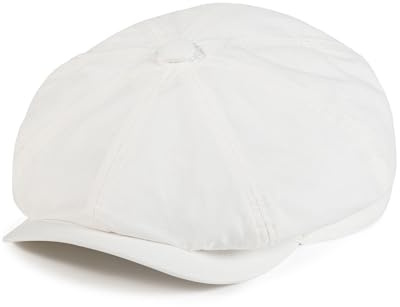 BOTVELA Casquette vintage en coton pour homme Motif lierre, blanc, 63