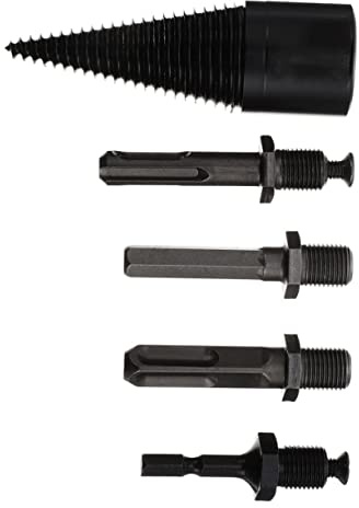 BAZEITFLOW Punte Trapano Spaccalegna Coniche Resistenti Kit Utensili per da Adatto Trapani Elettrici per Facile Divisione Quercia e Legni