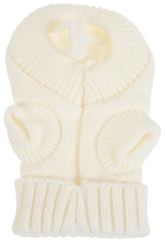 DIKACA Pull pour Chien Petite Taille Manteau Chaud en Polyester Pull-Over Confortable pour Chiots VêTements d'hiver Faciles À Nettoyer