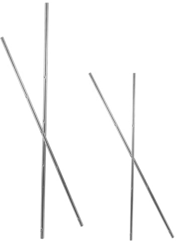 SUPVOX 4pezzi Asta Di Ricambio Per Calcio Balilla Maniglia Per Gioco Del Calcio Balilla Da Tavolo Accessorio Per Barra in Metallo Da Tavolo