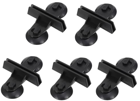 Gatuida 5pcs Aquarium Divider Clamps with Suction Cups for Fish Tank Isolation, Abs Material, Good Durability, Easy Combine and Install, Suitable for Saltwater Fish Tanks and Breeding Pets
