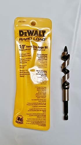 DEWALT DW2561-1/2-Inch by 4-1/2-Inch Auger Bit