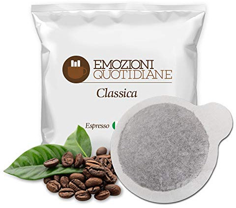 Emozioni Quotidiane - Box Da 150 Cialde Caffe Ese 44 Filtro Carta Espresso Napoletano Compostabili Cialda Nuova Prodotto Con Grani Pregiati Un Mix Di Qualita E Tecniche Di Tostatura E Macinazione