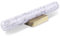 Flexzion Rodillo francés de mármol blanco de 12 pulgadas para hornear con soporte de base de madera, rodillo antiadherente para hornear fondant, corteza, pastelería, galletas, pizza, pasta