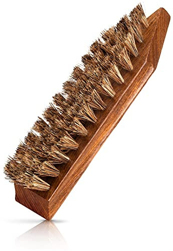 TIMELEOS Spazzola per lo sporco delle scarpe, scarpe da trekking con setole naturali per una pulizia potente, setole di cocco, spazzola per la pulizia delle scarpe, (beige)