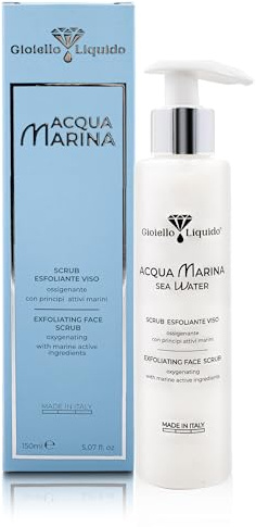 Exfoliator Scrub mit Salicylsäure gegen Mitesser, Pickel & Unreine Haut - Gioiello liquido - Poren Verkleinern - Mischhaut, Fettige & Akne Haut - 150 ML
