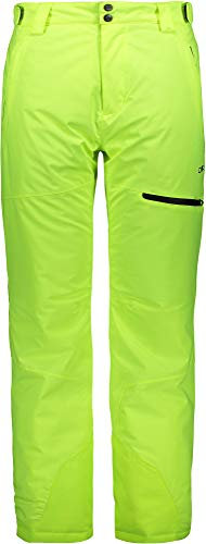 CMP Herren Hose Skihose Aus Polyester-Twill mit ClimaProtect-Technologie 10.000, Yellow Fluo, 50, 39W1537