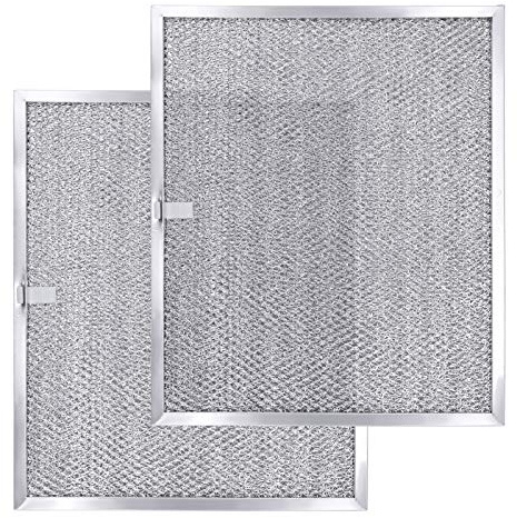 【ALUMINUM UPGRADED】BPS1FA30 Range Hood Filter 11-3/4 x 14-1/4 x 3/8 (2 Pack) by Beaquicy - Replacement for Bro-an, Nutone Mesh Aluminum Grease Range Hood -Replaces 99010299 S99010299 S99010305