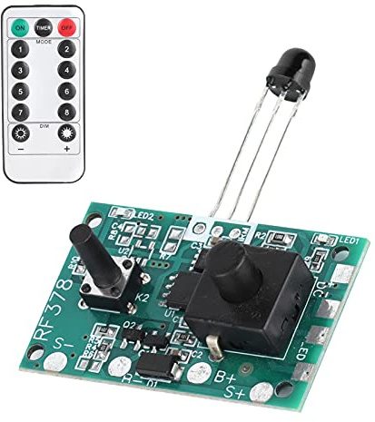 Controller per lampada solare da 3,7 V, circuito stampato del modulo per luce stringa solare, circuito stampato del controller del modulo del controller per lampada solare, adatto per perni