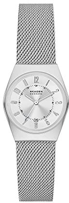Skagen Damen Quarz 3 Zeiger Uhr mit Armband GRENEN LILLE SKW3038
