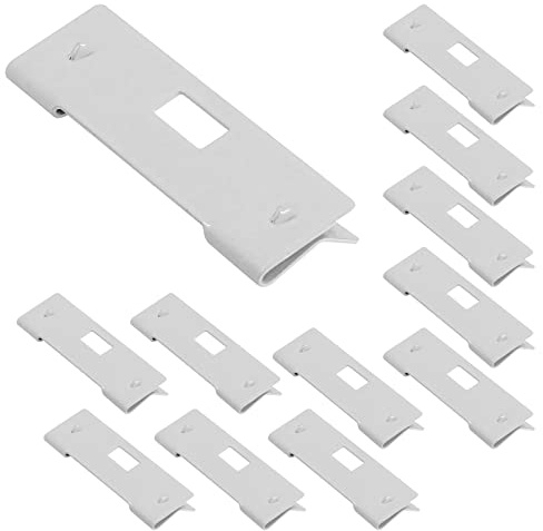 12 Pcs Vertical Blind Vane Savers, White Blind Clip, Window Blind Replacement