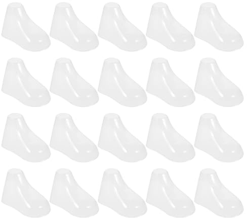 iplusmile 40stücke Junge Mädchen Schuhe Stütze Shaper Transparent Fuß Modell Socken Formen
