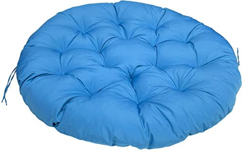 ZTGL Kissen für Hängesessel, Indoor & Outdoor Hängestuhl - Runde Sitzkissen 40-180cm - Kissen für Hängeschaukel Ersatzpolster für Rattan Papasansessel Wasserdicht,Gelb,90x90cm