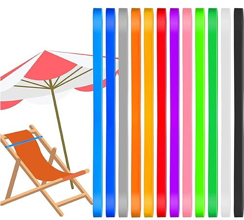 JOCXZI Elastique Caoutchouc Large - 12Pcs Bandes Élastiques en Caoutchouc, Rubber Band Grand, Couleur, Resistant, Réutilisable, pour Fourniture Bureau, Famille, École(coloré)