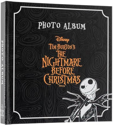 Grupo Erik Fotoalbum zum Selbstgestalten Disney The Nightmare Before Christmas - Scrapbook Weiße Seiten - Fotoalbum Klein 16x16 cm - Photoalbum 24 selbstklebend Seiten