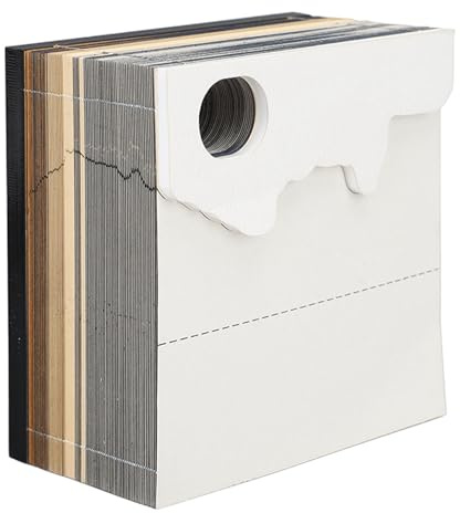 Fabater Kalender 2024, Tischkalender mit Beleuchtung, 3D-Schloss-Notizblock, 3D-Kalender & Memo-Pad, Kalender 2024 mit praktischen Aufklebern, 3D-Papierkunst-Kalender für die Home-Office-Dekoration