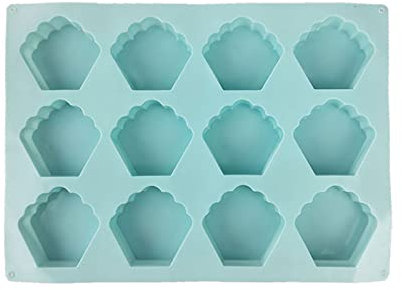 Silikon-Kuchenform mit 12 Mulden, Cartoon-Kuchenform für die Herstellung von 3D-Kuchen, wiederverwendbar, Backutensilien, zum Dekorieren von Mousse, Silikonformen zum Backen