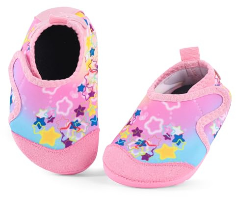MASOCIO Badeschuhe Kinder Mädchen Junge Wasserschuhe Aquaschuhe Kleinkind rutschfeste Schnell Trocknend