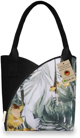 SILUK Filztasche Damentasche Tasche Einkaufstasche, Filztasche, Shopper, Groß Multifunktional