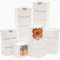 Gcardist Lot de 30 mini boîtes à biscuits blanches avec fenster 10,1 x 10,1 x 6,3 cm