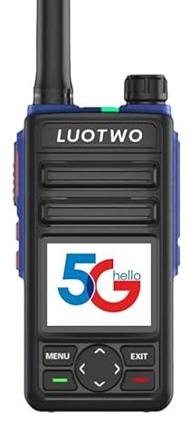 LUOTWO V1-V1 Talkie-walkie mondial avec application longue portée radio bidirectionnelle interphone national support WiFi Bluetooth IP45 étanche Type-C rechargeable portable