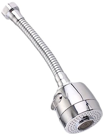 HOMSFOU 1stück Wasser Sparender Küchenarmatur-aufsatz Schwenkbarer Wasserfilter Für Küchenwasserhahn Hochwertiger Edelstahl-adapter Mit Anti-spritz-funktion Flexibel Und Langlebig