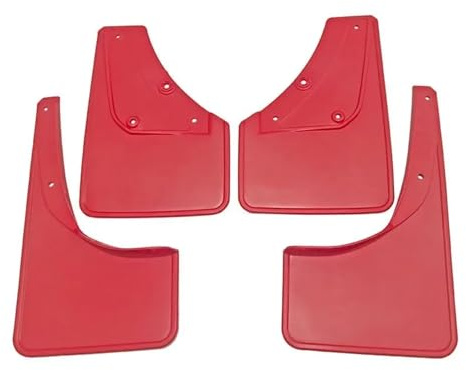 Paraspruzzi per auto Per Suzuki Per Jimny 2019 2020 2021 2022 2023 Per Parafanghi Paraspruzzi Anteriori Posteriori 4 Pezzi Paraspruzzi Per Auto(Red 4pieces)